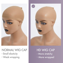 10pcs Stretchy HD Breathable Wig Caps with Non-Slip Elastic Band for Lace Frontal Wigs | Add-on Item