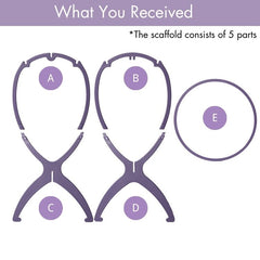 US ONLY | 1pc/3pcs Portable Wig Stand Durable Collapsible Wig Holder for All Wig