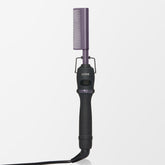 Electric Hot Comb with US Plug for Wigs and Natural Hair, 30s Fast Heating & Adjustable Temp