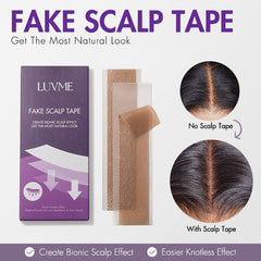 8pcs Fake Scalp Tape for Wigs, Invisible Knots & Grids Eraser | Add-on Item