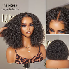 Exclusive Sale | Go Natural Ease | Soft Kinky Curly Glueless 5x5 Closure HD Lace Wig Ready to Go