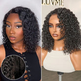 New Customers Only | Wet and Wavy 5x5 Closure Pre-Cut Lace Water Wave Wig Glueless Side Part Human Hair Wig