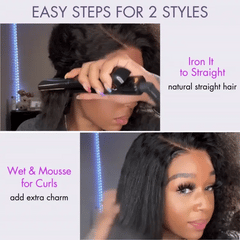 Wet and Wavy 5x5 Closure Pre-Cut Lace Water Wave Wig Glueless Side Part Human Hair Wig