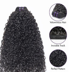 New Customers Only | Messy Burmese Curly Bundles 100% Virgin Human Hair Bundles 1pc / 3pcs