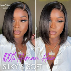 Special Deal | Luvme Hair PartingMax Glueless Wig Silky Blunt Bob Cut 7x6 Closure HD Lace Wig Breathable Cap