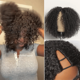 Tiktok Exclusive Deal | Luvme Too Easy Texture™ Wig 180% Density Kinky Curly / Yaki Straight Glueless V Part Flexi-Fit Drawstring Wig
