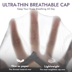 Luvme Too Easy Texture™ 180% Density Yaki Straight Glueless V Part Flexi-Fit Drawstring Wig Beginner Friendly