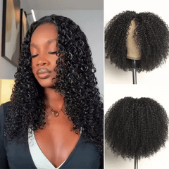 Tiktok Exclusive Deal | Luvme Too Easy Texture™ Wig 180% Density Kinky Curly / Yaki Straight Glueless V Part Flexi-Fit Drawstring Wig