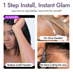 Glueless 4x4 Closure Undetectable HD Lace Bob Wig 100% Human Hair | Pre-bleached Knots - US Only