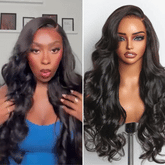 Luvme All-Day Comfort™ Wig 180% Density Butterfly Cut Layered Loose Body Wave Glueless 7x6 Closure HD Lace Human Hair Wig Pre-Cut Lace