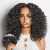 Beginner Friendly 220% Density Glueless 5x5 Closure Pre-Cut Lace Afro Curly Wig Flexi-Fit Drawstring Cap