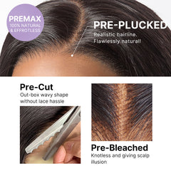 Luvme All-Day Comfort™ Wig Brown Highlight Blunt Cut Bob Glueless Minimalist HD Lace Wig Pre-Cut Lace