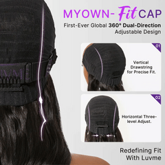 VIP ONLY | MyOwn-Fit PartingMax Glueless Personalized Comfort Wig 180% Density Loose Body Wave 7x6 Closure HD Lace Wig Pre Cut & Plucked & Bleached Ready to Go