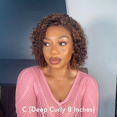 $89 Each | Final Deal 8 inches to 10 inches | Short Wig | Lace Wig | 4 Styles Available Only 50 Left | No Code Needed | US ONLY