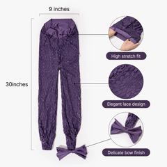 1PC Satin Wrap Bonnet for Long Hair, Frizz-Free Sleep & Effortless Waves by Morning