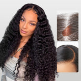 BOGO | 180% Density Water Wave 13x4 HD Lace Front Free Part Glueless Human Hair Wig Pre Cut Lace - US Only