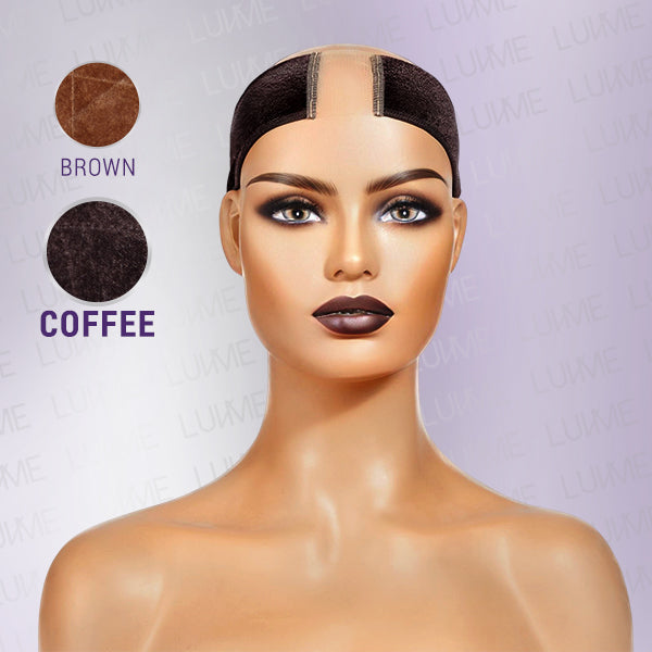 1pc Adjustable Velcro Lace Wig Grip Band, Velvet Comfort Headband