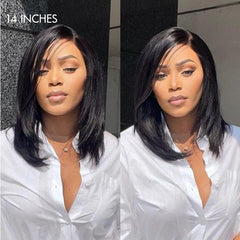 Final Restock | Shaggy Layered Cut Glueless 4x4 Closure Wig with Side-swept Bangs 100% Human Hair  - US Only