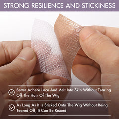 8pcs Fake Scalp Tape for Wigs, Invisible Knots & Grids Eraser | Add-on Item