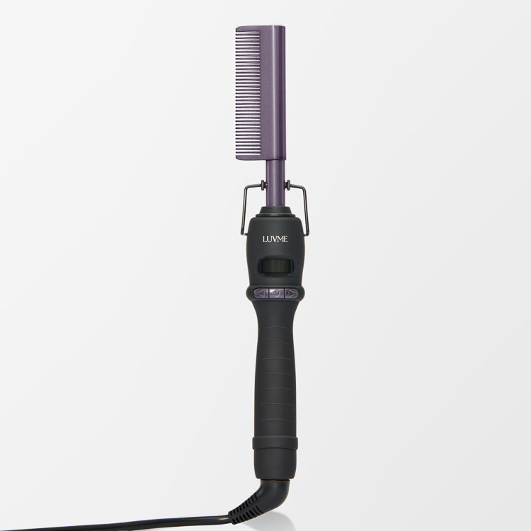 Electric Hot Comb with US Plug  for Wigs and Natural Hair, 30s Fast Heating & Adjustable Temp