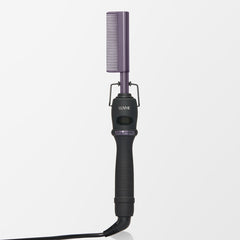 Electric Hot Comb with US Plug  for Wigs and Natural Hair, 30s Fast Heating & Adjustable Temp