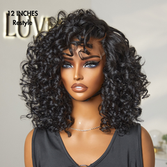 Weekly Special | Luvme Hair Mature Bouncy Curl Left C Part Glueless Minimalist HD Lace Wig Pre-Cut Lace