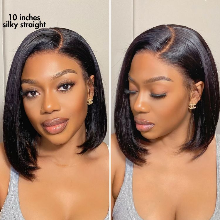 Exclusive Sale | PreMax Wigs - Nature Max Silky Bob Ear-to-Ear Glueless 13x6 Frontal HD Lace Bob Wig