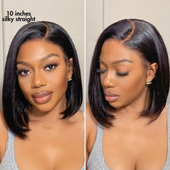 Exclusive Sale | PreMax Wigs - Nature Max Silky Bob Ear-to-Ear Glueless 13x6 Frontal HD Lace Bob Wig