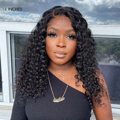 3pcs Deep Wave 100% Virgin Human Hair Curly Bundles