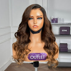 Special Deal | Ombre Brown Loose Body Wave 7x6 Closure HD Pre-Cut Lace Wig Breathable Cap