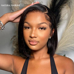 Special Deal | Luvme Hair PartingMax Glueless Wig Silky Blunt Bob Cut 7x6 Closure HD Lace Wig Breathable Cap