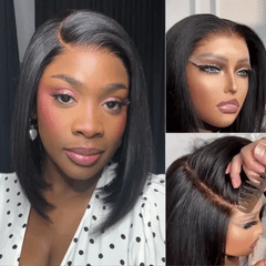 Special Deal | Luvme Hair PartingMax Glueless Wig Silky Blunt Bob Cut 7x6 Closure HD Lace Wig Breathable Cap