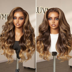 BOGO | Luvme All-Day Comfort™ Wig 180% Density Sun-Kissed Blonde Ombre Highlight Loose Body Wave Glueless 7x6 Closure HD Lace Wig Pre-Cut Lace - US Only