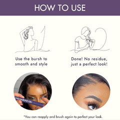 US Only |1pc Hairline Styling Gel, All-Day Strong Hold for Baby Hairs, Edges & Flyaways | Add-on Item