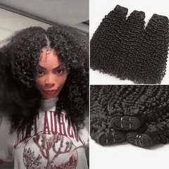 Luvme Too Easy Texture™ Kinky Curly 100% Virgin Human Hair Bundles 1pc / 3pcs