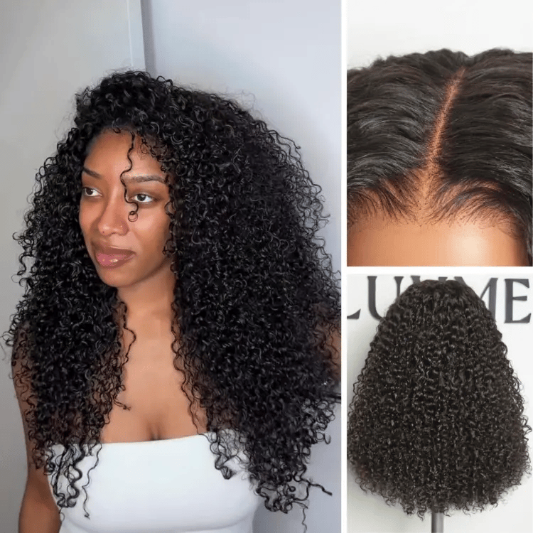 Luvme All-Day Comfort™ Wig 180% Density Voluminous & Bouncy Messy Burmese Curly Glueless 7x6 Closure HD Lace Human Hair Wig Pre-Cut Lace