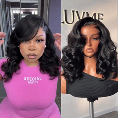 Luvme All-Day™ Comfort Wig 180% Density Glueless 7x6 Closure HD Lace Loose Body Wave Short Wig Pre-Cut Lace