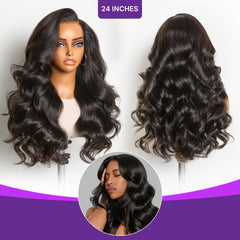 VIP ONLY | MyOwn-Fit PartingMax Glueless Personalized Comfort Wig 180% Density Loose Body Wave 7x6 Closure HD Lace Wig Pre Cut & Plucked & Bleached Ready to Go