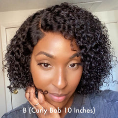$89 Each | Final Deal 8 inches to 10 inches | Short Wig | Lace Wig | 4 Styles Available Only 50 Left | No Code Needed | US ONLY