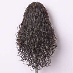 Readitress™ French Curl Knotless Boho Braids HD Full Lace Long Wig Flexi Fit Invisi Drawstring Cap - US Only